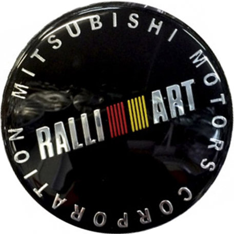 Колпачок на литые диски МИТСУБИСИ RALLI ART 68/62.5/9 черный