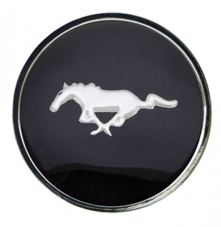 Колпачок ступицы Ford Mustang (63/59/7) черный хром