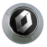 Колпачок на диски Renault 64/57/10 хром-черный конус