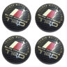 Наклейки на диски Toyota TRD carbon сфера 56 мм