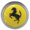 Колпачки на диски ВСМПО со стикером Ferrari 74/70/9 хром 