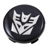 Колпачки ступичные Трансформер Decepticon 60/56/9 черный+хром