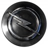 Колпачок на диски Opel 66/62/12, черный и хром
