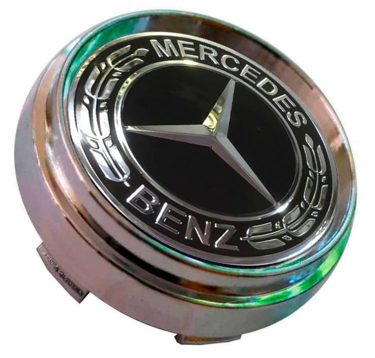 Заглушка ступицы Mercedes Benz 66/62/9 черный 