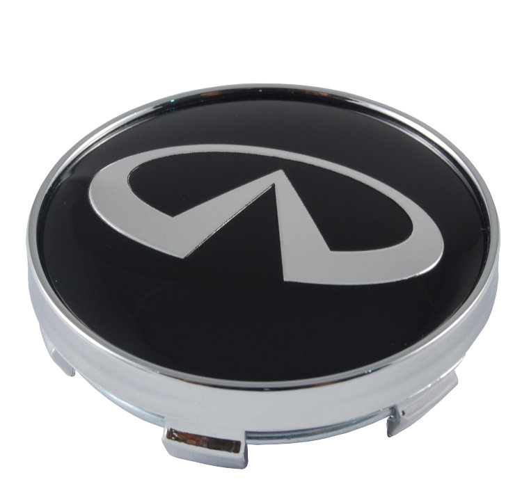 Колпачок на диски Infiniti 60/56/9 хром-черный    