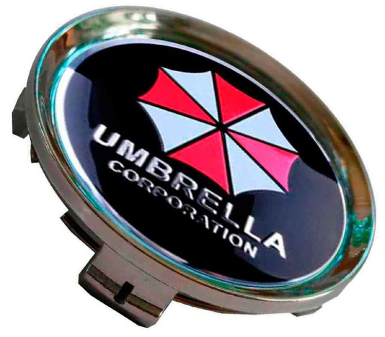 Заглушка ступицы диска Umbrella 74/69/12 черный хром
