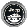 Колпачки на диски ВСМПО со стикером Jeep 4x4 74/70/9 хром 
