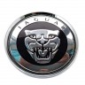 Колпачок ступицы Jaguar 63/58/8 черный/хром 