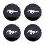Колпачок на диски Ford Mustang 60/55/7 черный/хром
