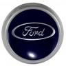Заглушка на диски Ford 74/70/9 синий хром