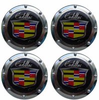 Изображение товара Наклейки на диски объёмные Cadillac 78 мм