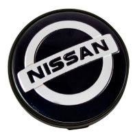 Изображение товара Колпачок на литые диски Nissan 65/60/10 черный