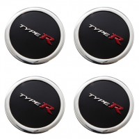 Изображение товара Наклейки на диски TypeR black металлизированные 60 мм  
