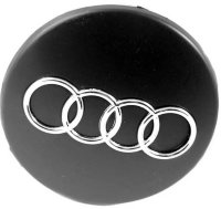 Изображение товара Колпачок на диски Audi  60/57/8 хром-черный матовый