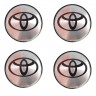 Колпачок ступицы Toyota (63/59/7) хром черный 