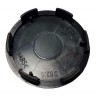 Колпачок ступицы VOSSEN 68/62.5/9 серебро с черным
