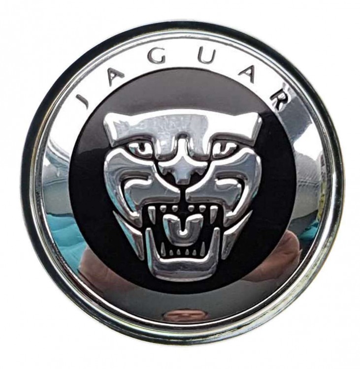 Колпачок ступицы Jaguar (63/59/7) хром и черный
