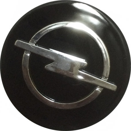 Колпачок на диски Opel 59/55/12 черный-хром
