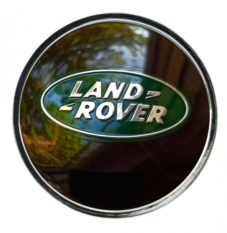 Колпачок ступицы Land Rover (63/59/7) хром и черный