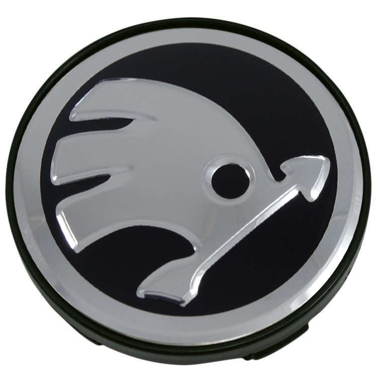 Колпачки на диски Skoda 60/56/9 black 