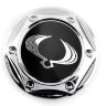 Колпачок на диски SSangYong 68/62/10 черный-хром гайка