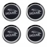 Заглушки для диска со стикером Jaguar (64/60/6) черный