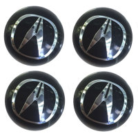 Изображение товара Наклейки на диски Acura black сфера 56 мм