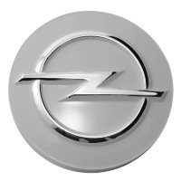 Изображение товара Колпачок для дисков Opel 56/51/11 молочно-серый и и хром
