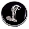 Колпачок ступицы Ford Shelby 60/56/9 черный-хром 