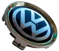 Изображение товара Заглушка ступицы диска Volkswagen 74/69/12 черный хром