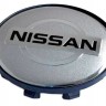 Колпачок диски Nissan 58/50/11 серебристый черный