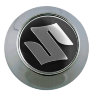 Колпачок на диски Suzuki 69/65/10 хром-черный конус   