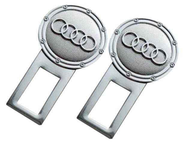 Заглушка ремня безопасности с логотипом Audi хром
