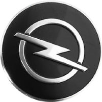 Изображение товара Колпачок на диски СМК 58/54/10 с логотипом Opel черный